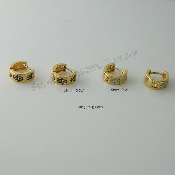 hoop & huggie min order 10$ can mix design/- yellow - gold gp color blue / black enamel diameter 0.51" cz stone earring width 5mm, Golden;silver
hoop & huggie min order 10$ can mix design/- yellow - gold gp color blue / black enamel diameter 0.51" cz stone earring width 5mm, Golden;silver