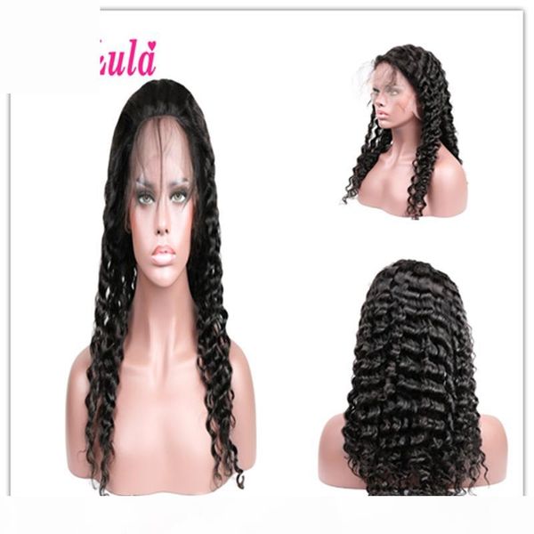 ms lula lace wig 360 pre-plucked lace front wig 180 high density with baby hair all around deep wave wigs human hair, Black;brown
ms lula lace wig 360 pre-plucked lace front wig 180 high density with baby hair all around deep wave wigs human hair, Black;brown