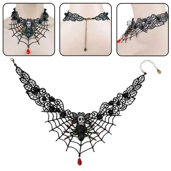 spider web event halloween decor vintage fashion jewelry party gothic alloy women necklace chokers gift skull festival holiday1, Golden;silver
spider web event halloween decor vintage fashion jewelry party gothic alloy women necklace chokers gift skull festival holiday1, Golden;silver