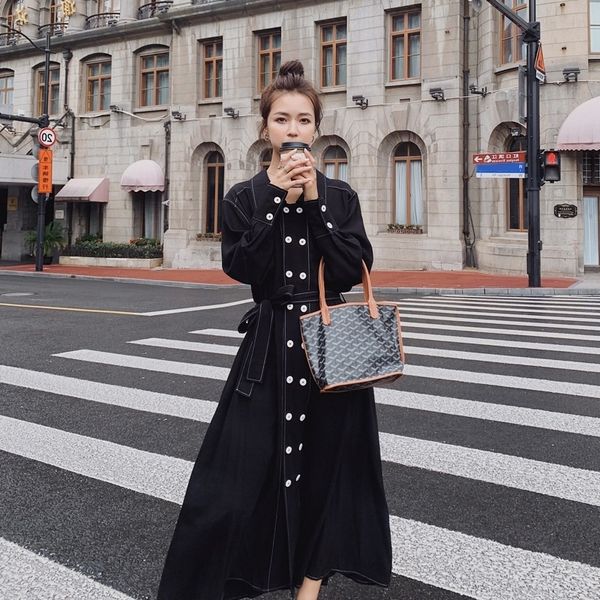 ahncf large size fat mm women fall fat dress reducing skin cover skinny black sister temperament french long women's skirt age dresslon, Gray
ahncf large size fat mm women fall fat dress reducing skin cover skinny black sister temperament french long women's skirt age dresslon, Gray