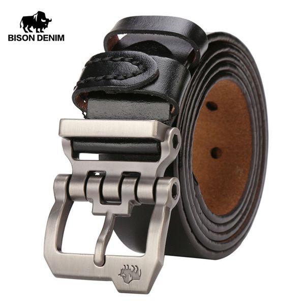 bison denim men belt for men cowskin genuine leather personality men belt buckle quality male brown strap vintage jeans t200113, Black;brown
bison denim men belt for men cowskin genuine leather personality men belt buckle quality male brown strap vintage jeans t200113, Black;brown