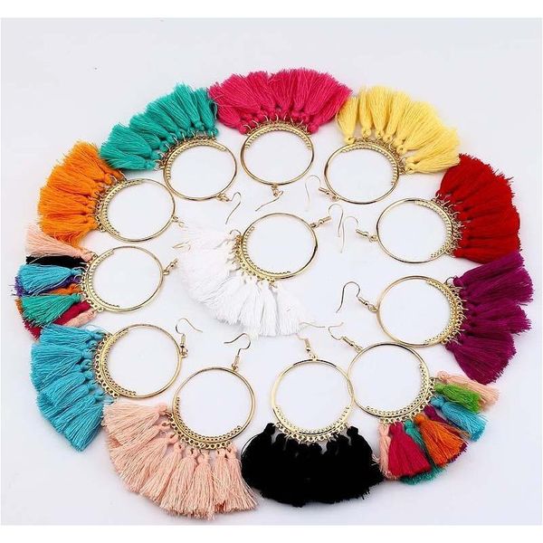 bohemian statement tassel earrings for women vintage round long drop earrings wedding party bridal fringed jewelry gift 16 colors ovw2l, Silver
bohemian statement tassel earrings for women vintage round long drop earrings wedding party bridal fringed jewelry gift 16 colors ovw2l, Silver