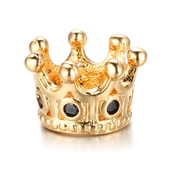 3pcs black alloy zircon crown beads for jewelry making diy copper spacer beads fit bracelet jewelry accessories rose gold
3pcs black alloy zircon crown beads for jewelry making diy copper spacer beads fit bracelet jewelry accessories rose gold