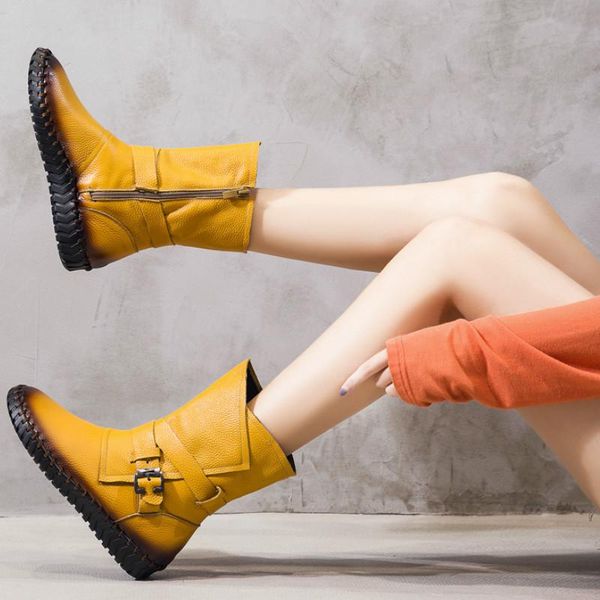 female warm genuine leather boots 2020 autumn winter thick sole large size shoes short ankle boots for women motorcycle, Black
female warm genuine leather boots 2020 autumn winter thick sole large size shoes short ankle boots for women motorcycle, Black