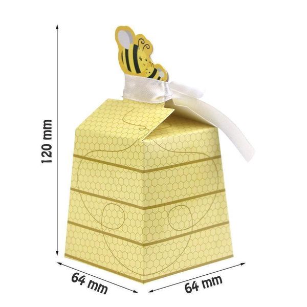 50pcs/lot cute shower favor cartoon honey bee paper candy box adorable kids birthday party newborn baby gifts decor
50pcs/lot cute shower favor cartoon honey bee paper candy box adorable kids birthday party newborn baby gifts decor