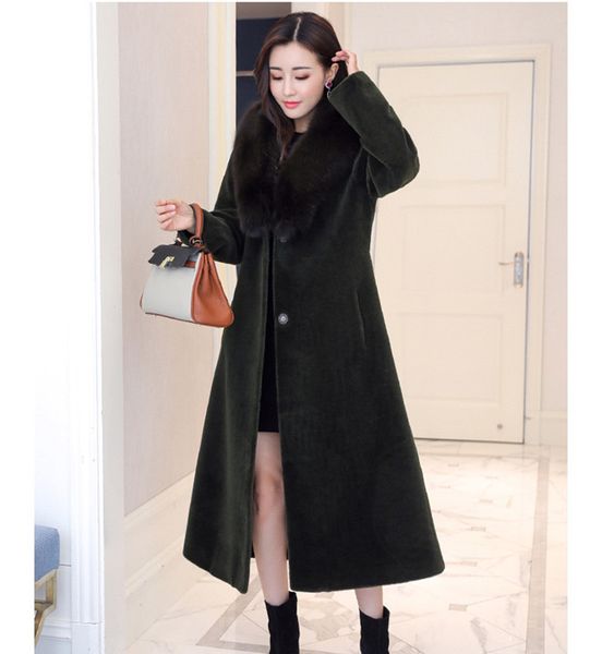 2021 new real fox new winter jacket turtleneck with hood warm female fur coat thick lamb jackets long coats under wxf552 956b, Black
2021 new real fox new winter jacket turtleneck with hood warm female fur coat thick lamb jackets long coats under wxf552 956b, Black