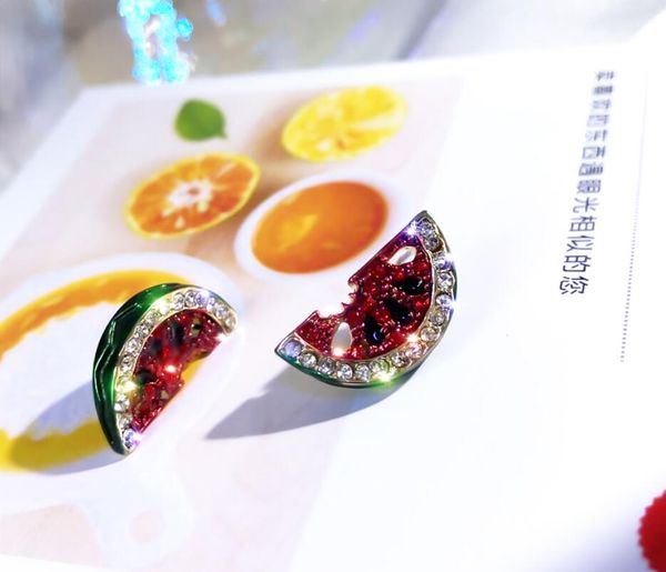 2020 new light luxury color watermelon studded with diamond earrings simple female cute and fresh 243, Golden;silver
2020 new light luxury color watermelon studded with diamond earrings simple female cute and fresh 243, Golden;silver