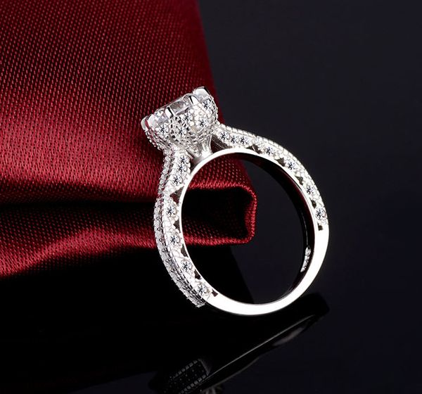 zhf jewelry grace moments classic 1 ct cz wedding rings s925 marked engagement ring white gold filled finger rings, Golden;silver 
zhf jewelry grace moments classic 1 ct cz wedding rings s925 marked engagement ring white gold filled finger rings, Golden;silver