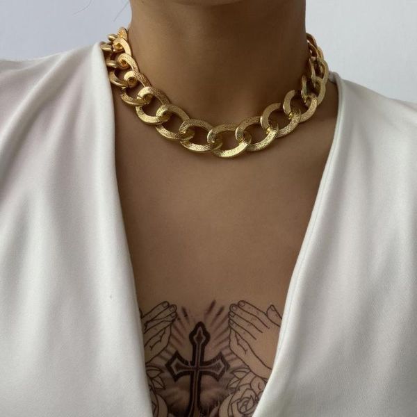 ccb rough chain necklace with exaggerated face metal texture necklace women neckalce, Golden;silver
ccb rough chain necklace with exaggerated face metal texture necklace women neckalce, Golden;silver
