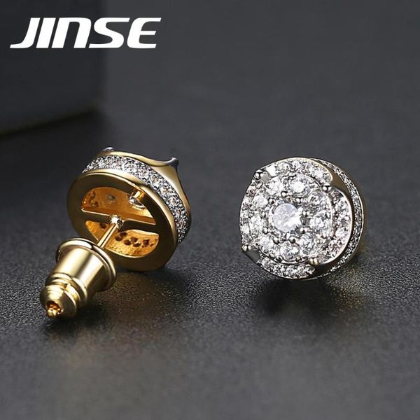 jinse hip hop micro pave zircon stud earrings brand black white iced bling cz stone geometry earrings fashion jewelry gift, Golden;silver
jinse hip hop micro pave zircon stud earrings brand black white iced bling cz stone geometry earrings fashion jewelry gift, Golden;silver