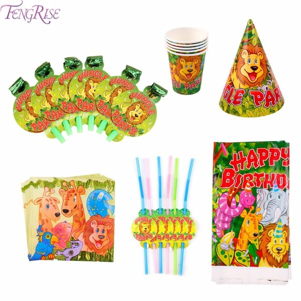 fengrise jungle disposable tableware animal safari decor birthday party decorations kids baby shower
fengrise jungle disposable tableware animal safari decor birthday party decorations kids baby shower