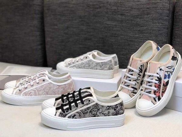 designer sneakers walk n canvas shoes lace up oblique embroidery low platform women shoe with box, Black
designer sneakers walk n canvas shoes lace up oblique embroidery low platform women shoe with box, Black
