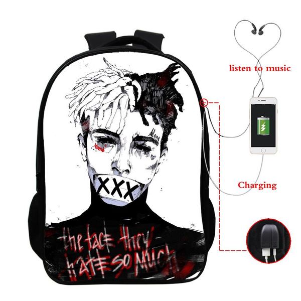 16 inch school bags xxxtentacion wallpapers backpacks pop star bagpack travel lapbackpack knapsack bag with charger bbymlq
16 inch school bags xxxtentacion wallpapers backpacks pop star bagpack travel lapbackpack knapsack bag with charger bbymlq