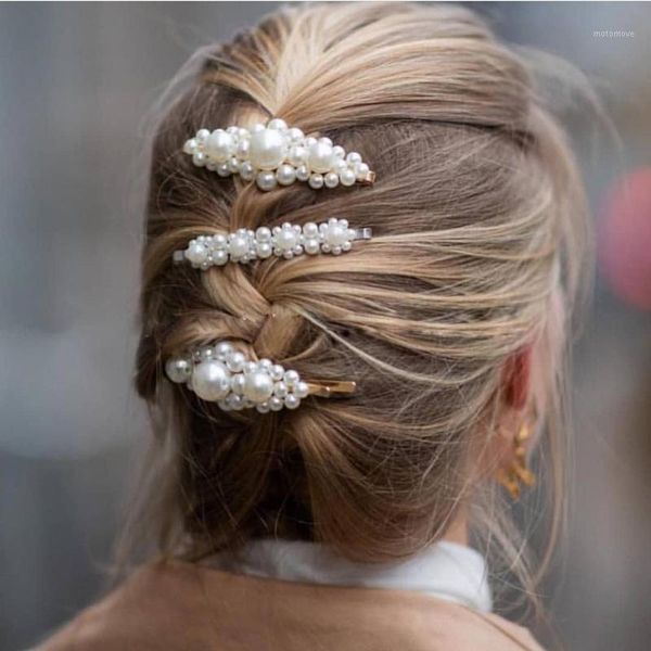 hair clips & barrettes 2 style romantic handmade multiple simulated pearls pins for women dainty graceful metal headwear fashion accessories, Golden;silver
hair clips & barrettes 2 style romantic handmade multiple simulated pearls pins for women dainty graceful metal headwear fashion accessories, Golden;silver