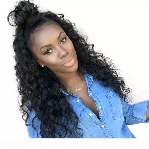 brazilian deep wave curly virgin human wig lacefront loose curls for black women glueless 100 human hair real loose wave full lace wigs, Black;brown
brazilian deep wave curly virgin human wig lacefront loose curls for black women glueless 100 human hair real loose wave full lace wigs, Black;brown