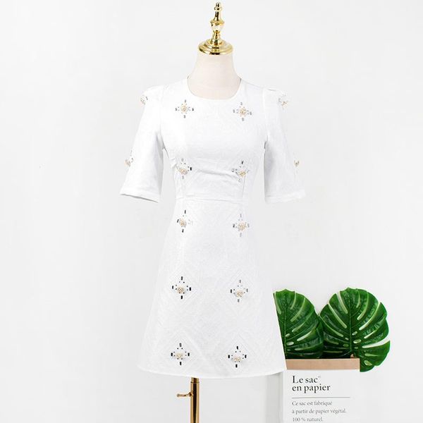 maternity dresses white han suxi same style round neck sleeve bright waist short dress french retro skirt
maternity dresses white han suxi same style round neck sleeve bright waist short dress french retro skirt