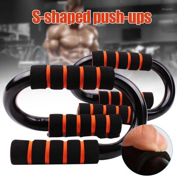 2 pcs s shape push up stands muscle trainer handle bar non-slip for home arm chest exercise training fitness sal991
2 pcs s shape push up stands muscle trainer handle bar non-slip for home arm chest exercise training fitness sal991