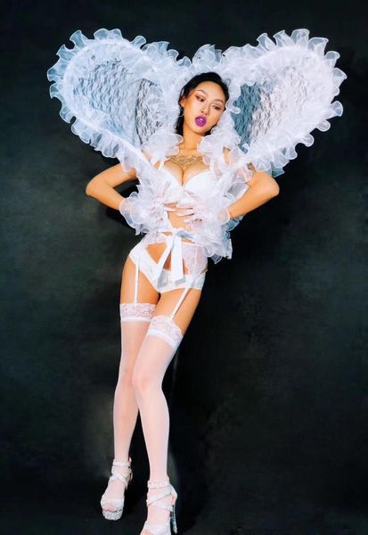 stage wear white love backplane bikini women dance team performance costume bar nightclub party outfit, Black;red
stage wear white love backplane bikini women dance team performance costume bar nightclub party outfit, Black;red