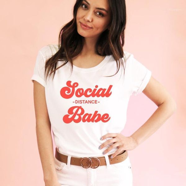 social distance babe letter print women tshirt ulzzang harajuku short sleeve t shirt introvert self quarantine tees dropshipping1, White
social distance babe letter print women tshirt ulzzang harajuku short sleeve t shirt introvert self quarantine tees dropshipping1, White