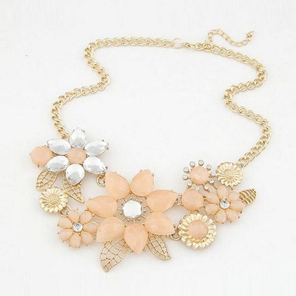 new fashion women chic flower choker statement necklace elegant chunky party jewelry gifts ll@17, Silver
new fashion women chic flower choker statement necklace elegant chunky party jewelry gifts ll@17, Silver