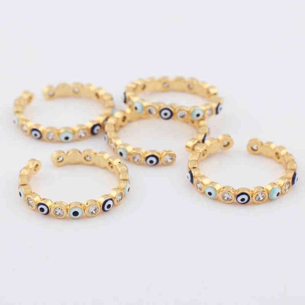 lucky eye blue turkish evil open ring copper gold color finger rings adjustable for women girls men fashion jewelry, Silver
lucky eye blue turkish evil open ring copper gold color finger rings adjustable for women girls men fashion jewelry, Silver
