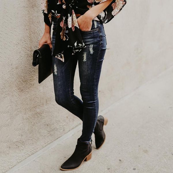 women new fashion jeans slim jeans pants waist boyfriend high pocket pencil rip fall cotton casual summer denim lady, Blue
women new fashion jeans slim jeans pants waist boyfriend high pocket pencil rip fall cotton casual summer denim lady, Blue