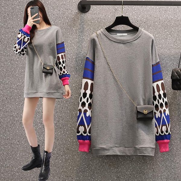 women's hoodies & sweatshirts 2021 autumn winter korean sweatshirt version of large size slim stitching sweater long-sleeved pullover, Black
women's hoodies & sweatshirts 2021 autumn winter korean sweatshirt version of large size slim stitching sweater long-sleeved pullover, Black