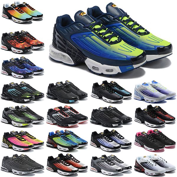 2020 tn plus 3 iii running shoes zapatos triple white black laser blue green fly knit mens womens trainers sneakers sports size 36-45
2020 tn plus 3 iii running shoes zapatos triple white black laser blue green fly knit mens womens trainers sneakers sports size 36-45