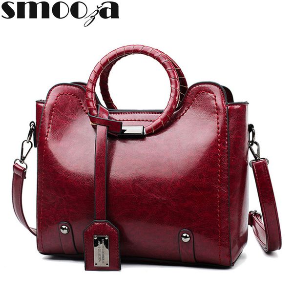 smooza pu leather women's handbags ladies shoulder bag crossbody bag ring handle for female
smooza pu leather women's handbags ladies shoulder bag crossbody bag ring handle for female