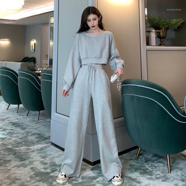 2020 spring new model suit, female loose temperament comfortable casual sweater fashion fashion two-piece wide leg pants suit1, White;black
2020 spring new model suit, female loose temperament comfortable casual sweater fashion fashion two-piece wide leg pants suit1, White;black