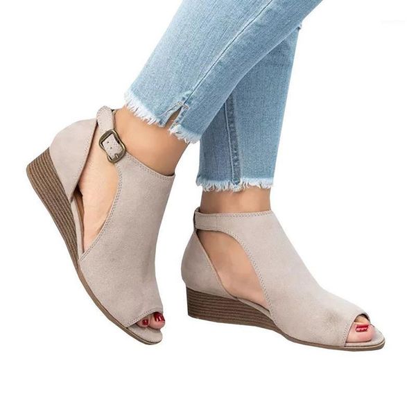 sandals mcckle women summer suede wedge ladies open toe sewing ankle buckle strap fashion shoes woman casual female sandal 20211, Black
sandals mcckle women summer suede wedge ladies open toe sewing ankle buckle strap fashion shoes woman casual female sandal 20211, Black