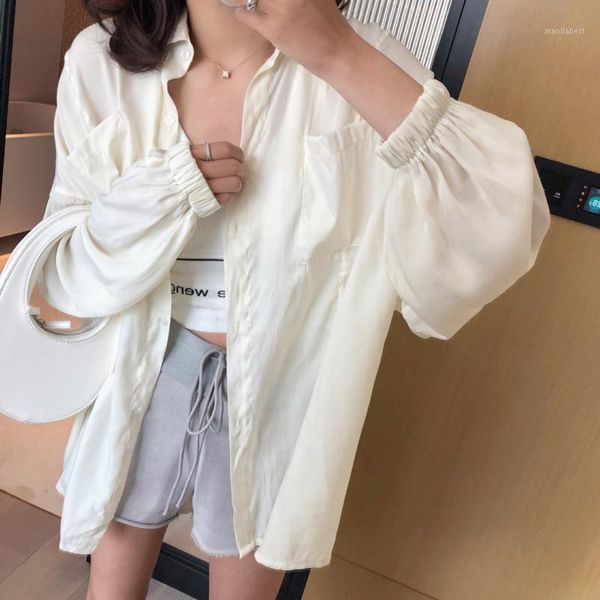 xuxi 2020 single-breasted blouse solid long sleeve fashion turn-down collar casual loose cardigan girl woman streetwear fz21281, White
xuxi 2020 single-breasted blouse solid long sleeve fashion turn-down collar casual loose cardigan girl woman streetwear fz21281, White