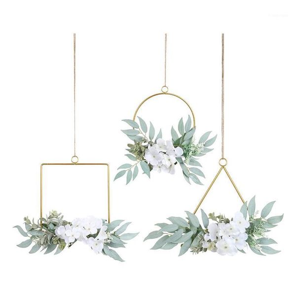 artificial willow leaves metal hoop wreath set of 3 greenery with white hydrangea flower hanging wall hoop garland1
artificial willow leaves metal hoop wreath set of 3 greenery with white hydrangea flower hanging wall hoop garland1