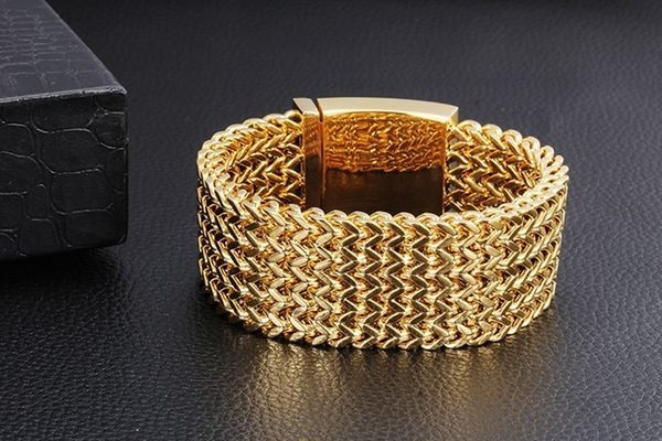 men's fashion will never fade gold bracelets stainless steel bracelets long friends mens boys bracelet jewelry, Black
men's fashion will never fade gold bracelets stainless steel bracelets long friends mens boys bracelet jewelry, Black