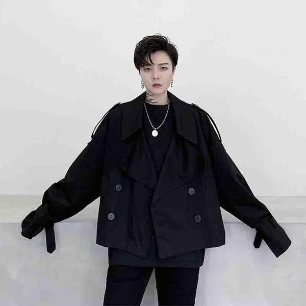 men's vests autumn korean loose and lazy short jacket double breasted big lapel coat fashion youth top, Black;white
men's vests autumn korean loose and lazy short jacket double breasted big lapel coat fashion youth top, Black;white