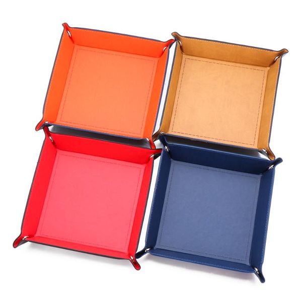 foldable square pu leather deskstorage box dice tray game board key wallet coin deskbox container home storage tool
foldable square pu leather deskstorage box dice tray game board key wallet coin deskbox container home storage tool
