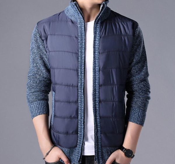 2019 new men's thick sweater coat male autumn winter parkas patchwork sweatercoat zipper cardigans sweater man jacket outerwear t200101, White;black
2019 new men's thick sweater coat male autumn winter parkas patchwork sweatercoat zipper cardigans sweater man jacket outerwear t200101, White;black