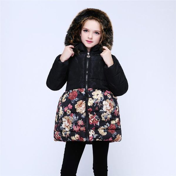 2020 kids winter jacket winter new wool tie cap detachable jacket flowers in the long section plus velvet cotton girls1, Blue;gray
2020 kids winter jacket winter new wool tie cap detachable jacket flowers in the long section plus velvet cotton girls1, Blue;gray