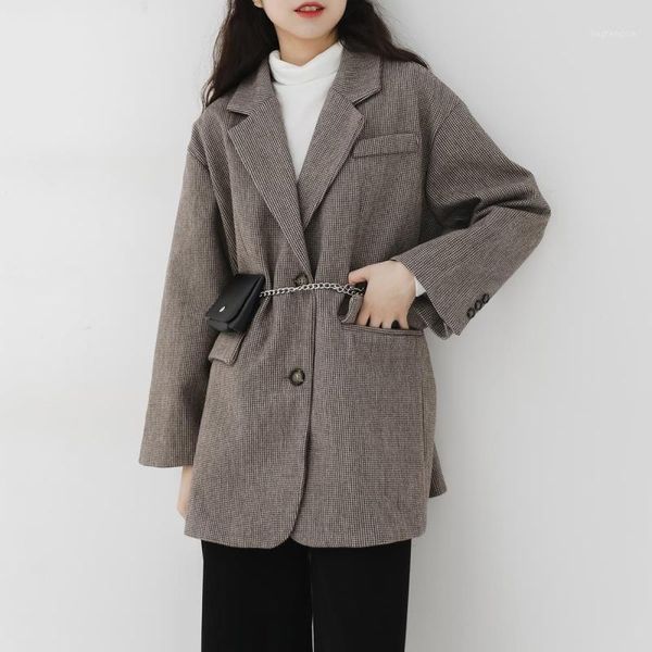 the new cool breeze korean style loose and thin fashion woolen blazer coat thick coat suit women1, Black
the new cool breeze korean style loose and thin fashion woolen blazer coat thick coat suit women1, Black