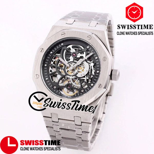 sale new 41mm 26518 a2813 automatic(28800) mens watch skeleton tourbillon dial stainless steel bracelet sport watches swisstime 6 color, Slivery;brown
sale new 41mm 26518 a2813 automatic(28800) mens watch skeleton tourbillon dial stainless steel bracelet sport watches swisstime 6 color, Slivery;brown