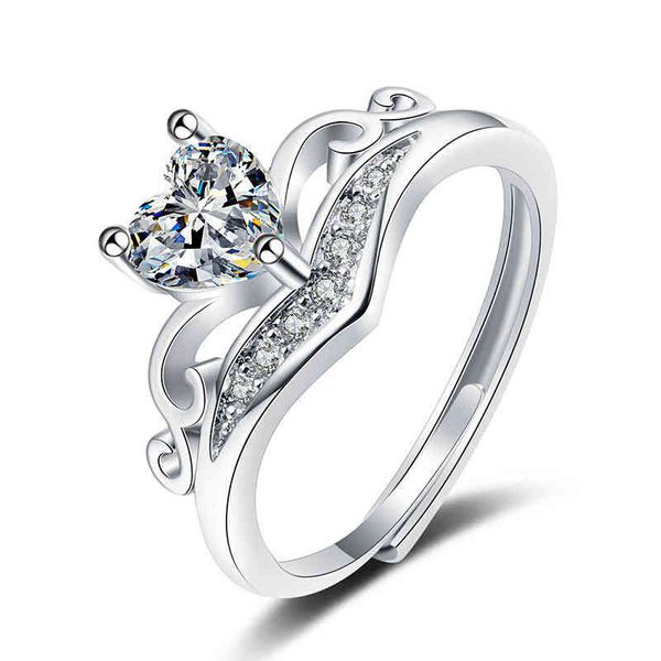 fashion ring for women 925 silver jewelry accessories with zircon gemstone crown shape open rings wedding party gifts wholesale
fashion ring for women 925 silver jewelry accessories with zircon gemstone crown shape open rings wedding party gifts wholesale
