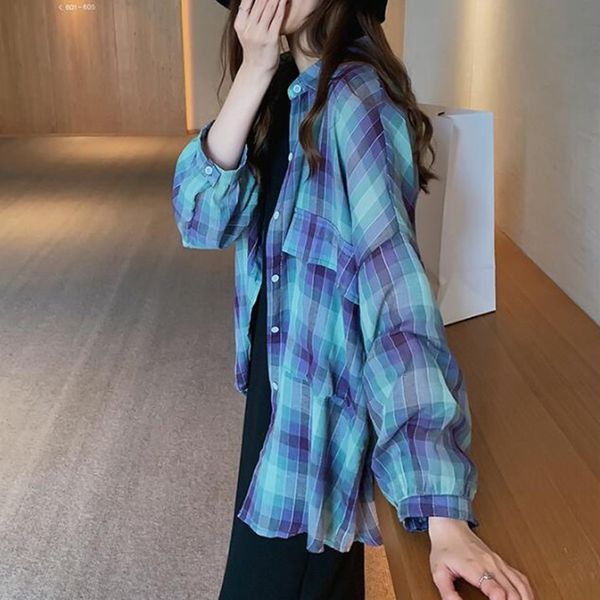 8ssyz loose autumn new check women's sunscreen shirt design sense small shirt 2020 bf crowd sunscreen 3xc1p, White
8ssyz loose autumn new check women's sunscreen shirt design sense small shirt 2020 bf crowd sunscreen 3xc1p, White