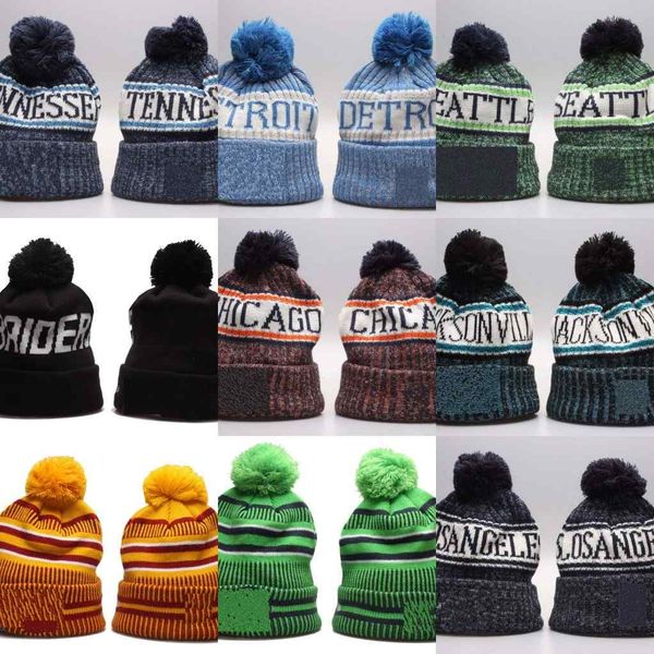 

2021 sideline beanies beanies hats american football 32 teams beanies sports winter knit caps beanie skullies knitted hats drop shippping, Blue;gray