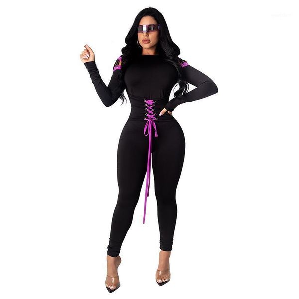 women jumpsuit autumn long sleeve bandage playsuits fashion skinny elastic rompers casual streetwear clothing1, Black;white
women jumpsuit autumn long sleeve bandage playsuits fashion skinny elastic rompers casual streetwear clothing1, Black;white