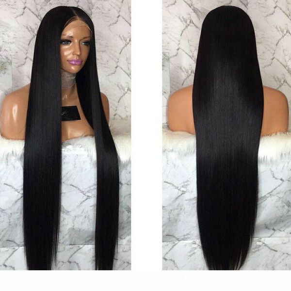 30inch long straight human hair wig middle part brazilian remy hair silk base lace front wig with baby natural hairline, Black;brown
30inch long straight human hair wig middle part brazilian remy hair silk base lace front wig with baby natural hairline, Black;brown