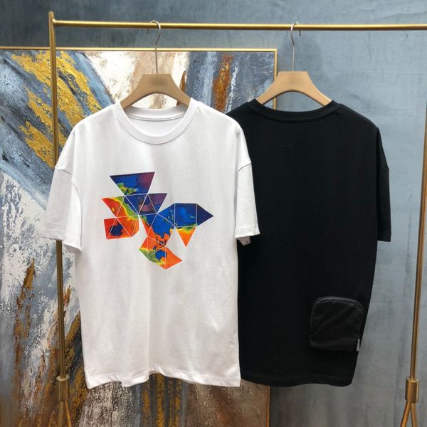 new short sleeve t-shirt in early spring 20 europe and america large size double strand cotton fabric digital printing process 021, White;black
new short sleeve t-shirt in early spring 20 europe and america large size double strand cotton fabric digital printing process 021, White;black