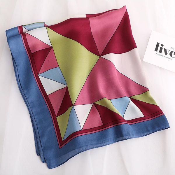 simple style silk scarf 2020 spring new fashion geometric print shawl wrap 70x70cm square small scarves neckerchie sqcjsq, Blue;gray
simple style silk scarf 2020 spring new fashion geometric print shawl wrap 70x70cm square small scarves neckerchie sqcjsq, Blue;gray