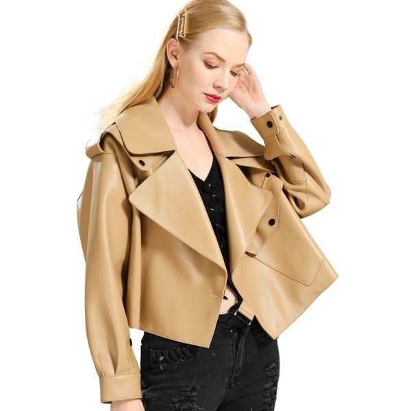 genuine leather jacket women real sheepshin leather coat 2019 spring new fashion real leather jacket 201124, Black
genuine leather jacket women real sheepshin leather coat 2019 spring new fashion real leather jacket 201124, Black