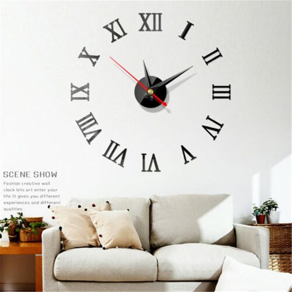 wholesale-fashion quartz clocks watches 3d real big wall clock rushed mirror sticker diy living room decor
wholesale-fashion quartz clocks watches 3d real big wall clock rushed mirror sticker diy living room decor