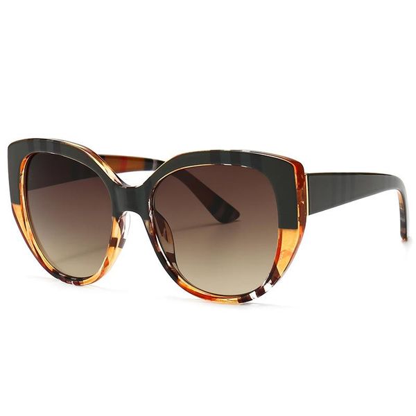 fashion oversized cat eye sunglasses women 2020 vintage gradient stripe big frame elegant sun glasses uv400, White;black
fashion oversized cat eye sunglasses women 2020 vintage gradient stripe big frame elegant sun glasses uv400, White;black
